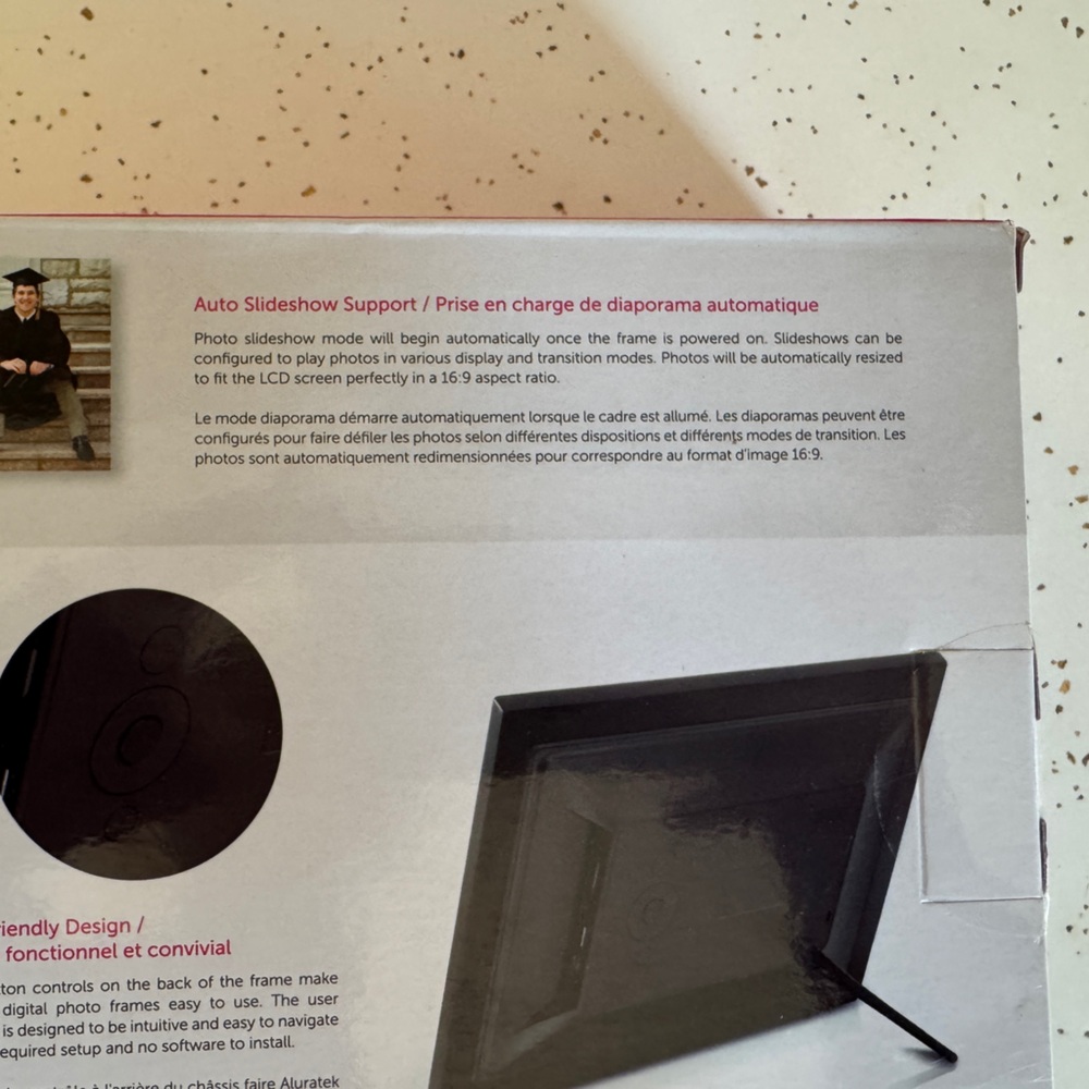 Black Digital Photo Frame - Picture 5 of 5